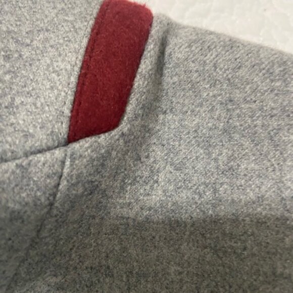 J.Crew Regent Topcoat Coat Double Serge Wool Light Heather Gray Size 10 - Picture 9 of 16